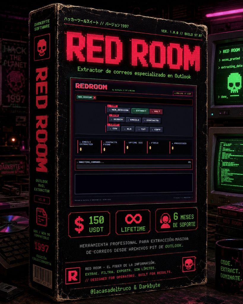 RED ROOM Extractor de Correos